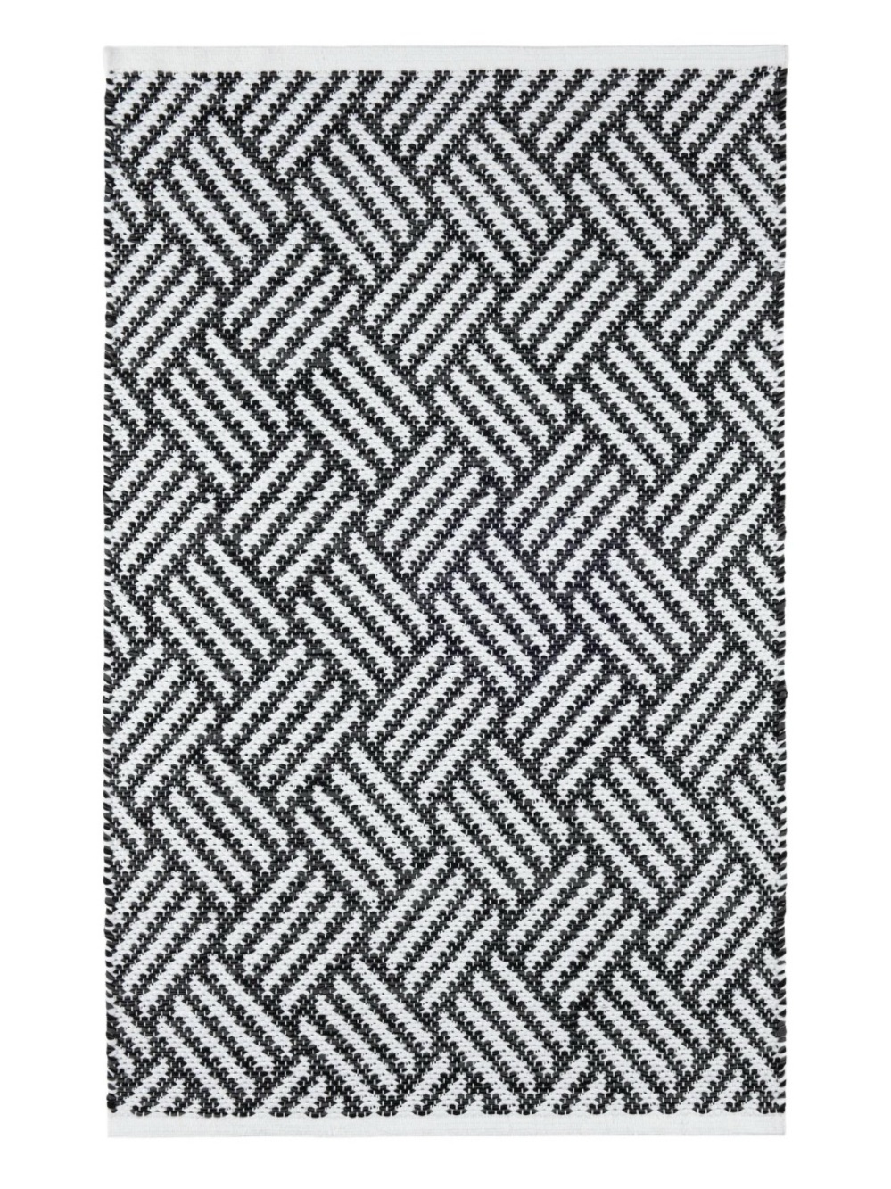 NWT Annie Selke $68 Crisscross Handwoven Indoor/Outdoor Rug